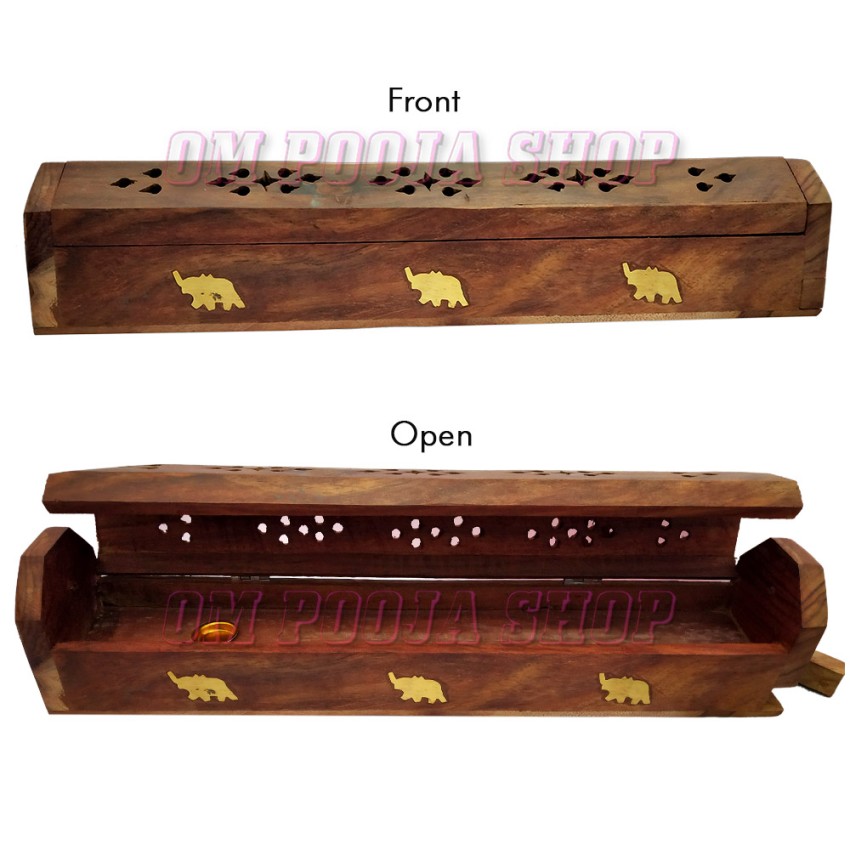 Wooden Agarbatti and Dhoop Holder